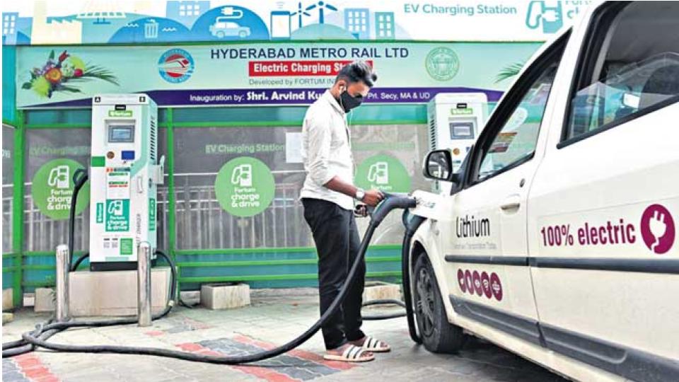 Electric vehicle registrations increases in Hyderabad