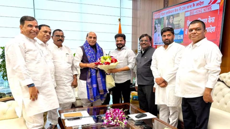 CM Revanth Meets Rajnath Singh 