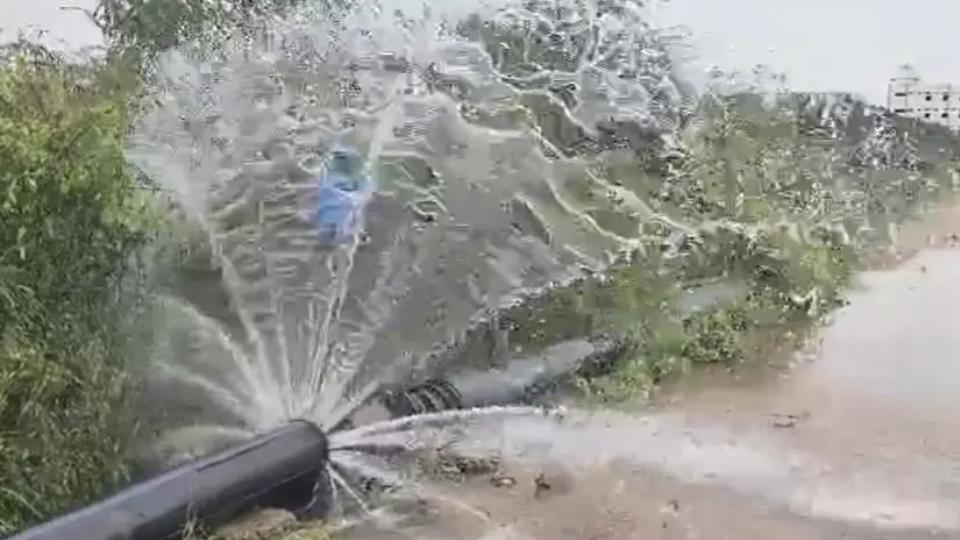 Mission Bhagiratha Pipeline Leaks Again in Nagarkurnool