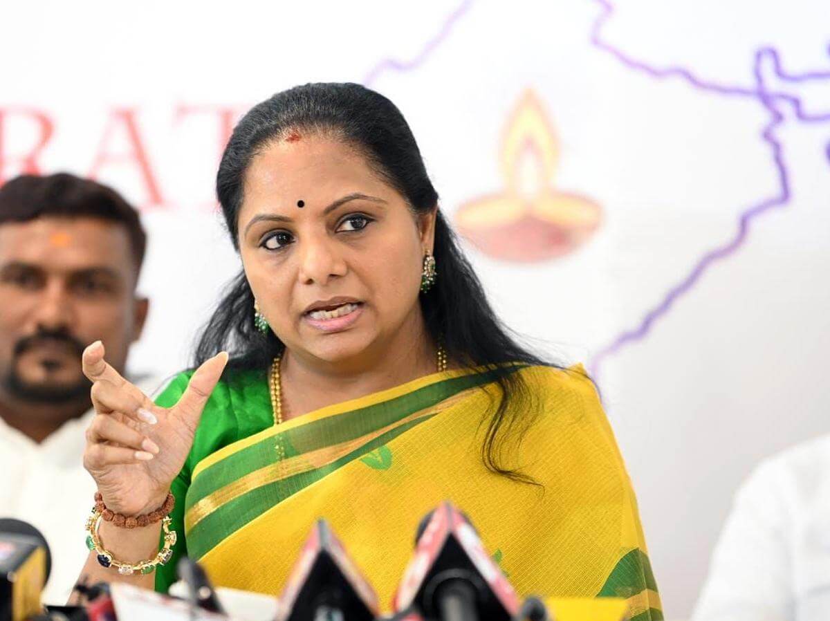 kavithawarnscongressgovernmentagainstharassmentofbrsactivists