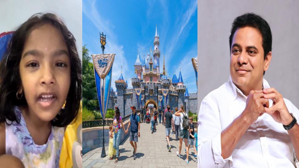 videoofyounggirlasksktr‘mama’tobringdisneylandtohyderabadheresponds