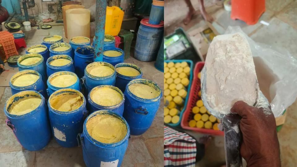 Four Arrested For Making Adulterated Ginger-Garlic Paste in Hyderabad