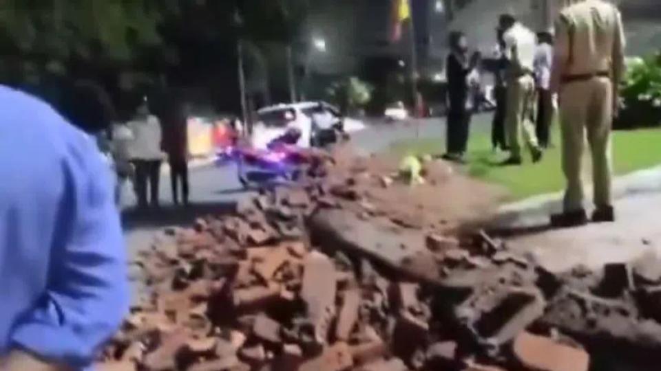 tensemomentscontinueatdrbrambedkarstatue
