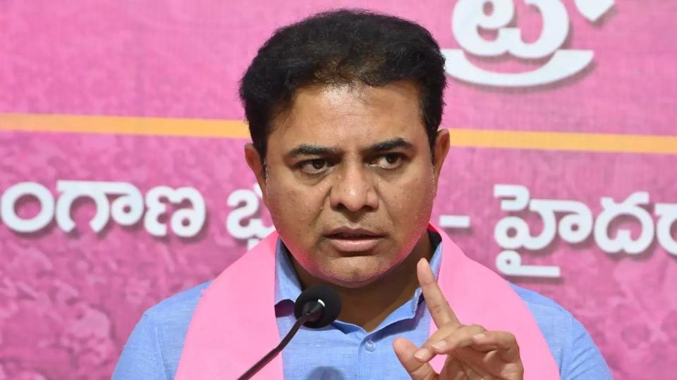KTR condemns illegal cases against farmers for protesting on urea shortage