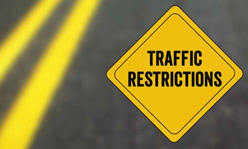 Traffic restrictions in view of Vice President’s visit on Friday