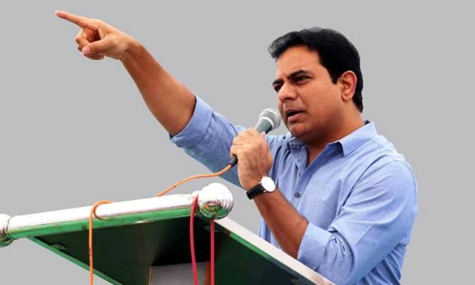 KTR lashes out at PM, FM for falling rupee value