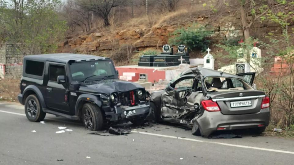 Woman Dies, 3 Others Injured in Nalgonda Road Accident