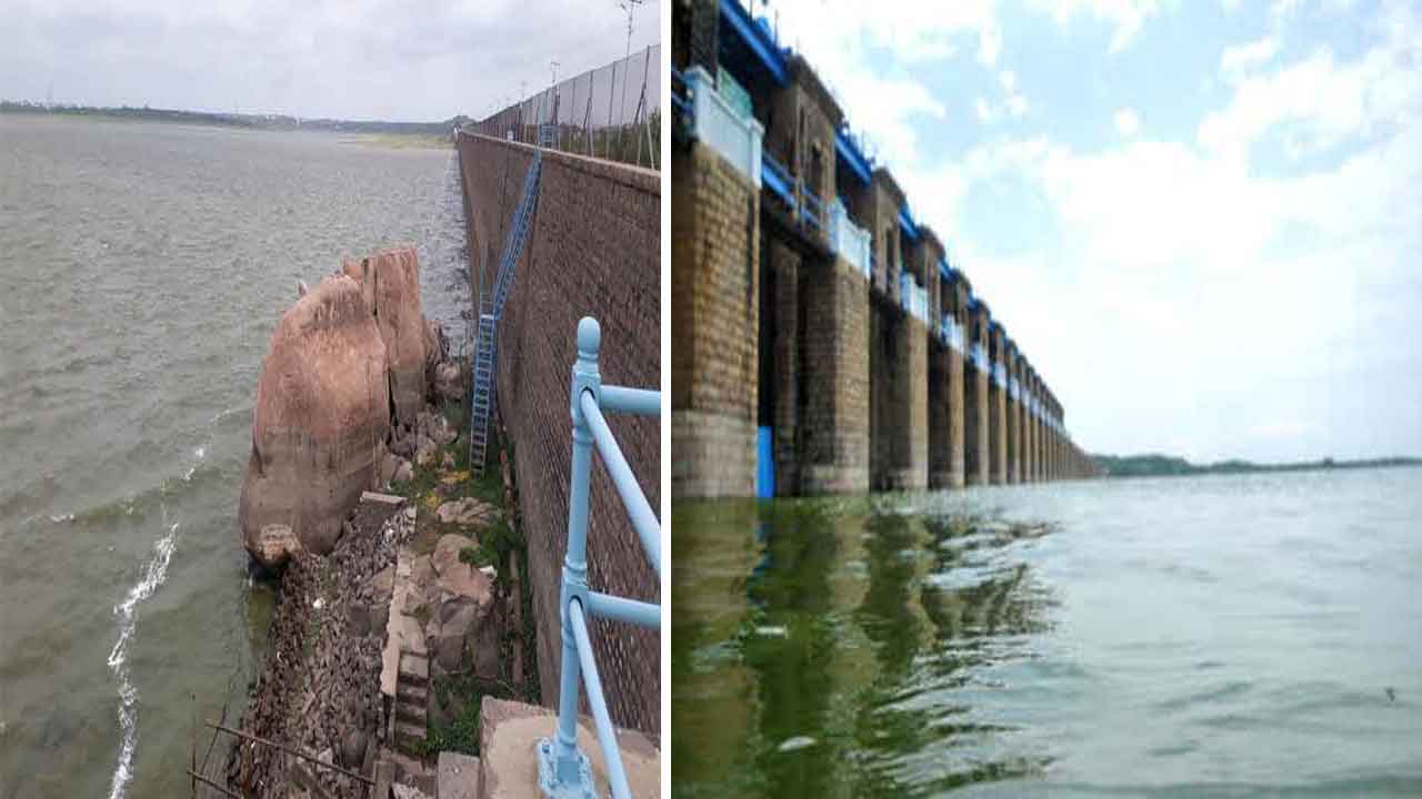 Water level surges in Himayathsagar reservoir after heavy rains