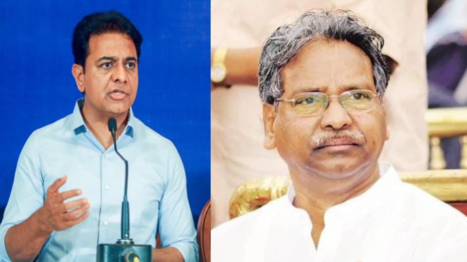 KTR condoles demise of former Union Minister Kavuri Sambasiva Rao