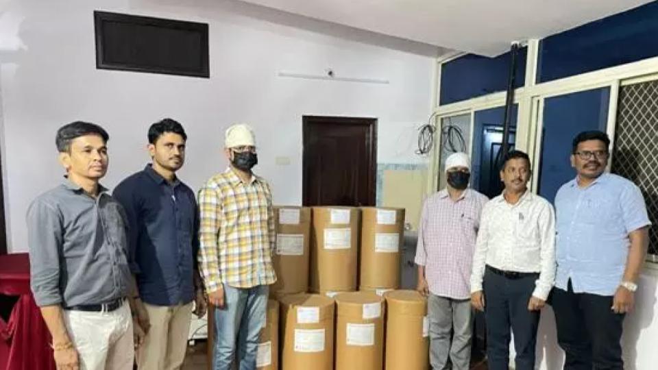 Label Tampering Racket Busted in Alwal, Stocks Worth Rs.70.56L Seized