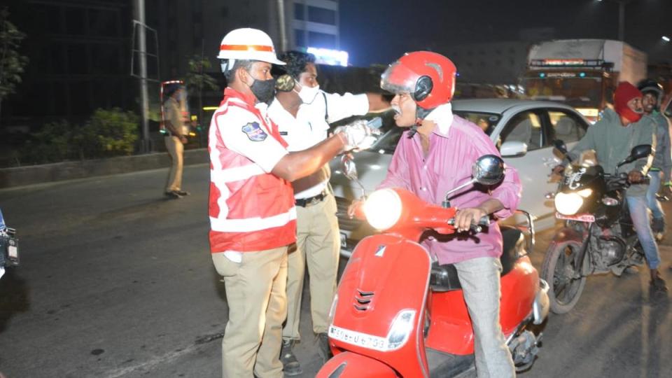 hyderabadcitypolicenab168individualsfordrunkdriving