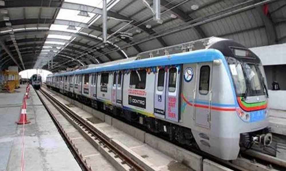Metro service disrupted near Moosarambagh station