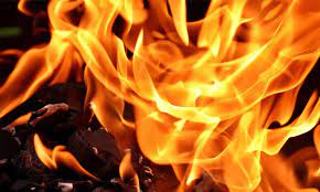 Fire breaks out in goods train at Peddapalli
