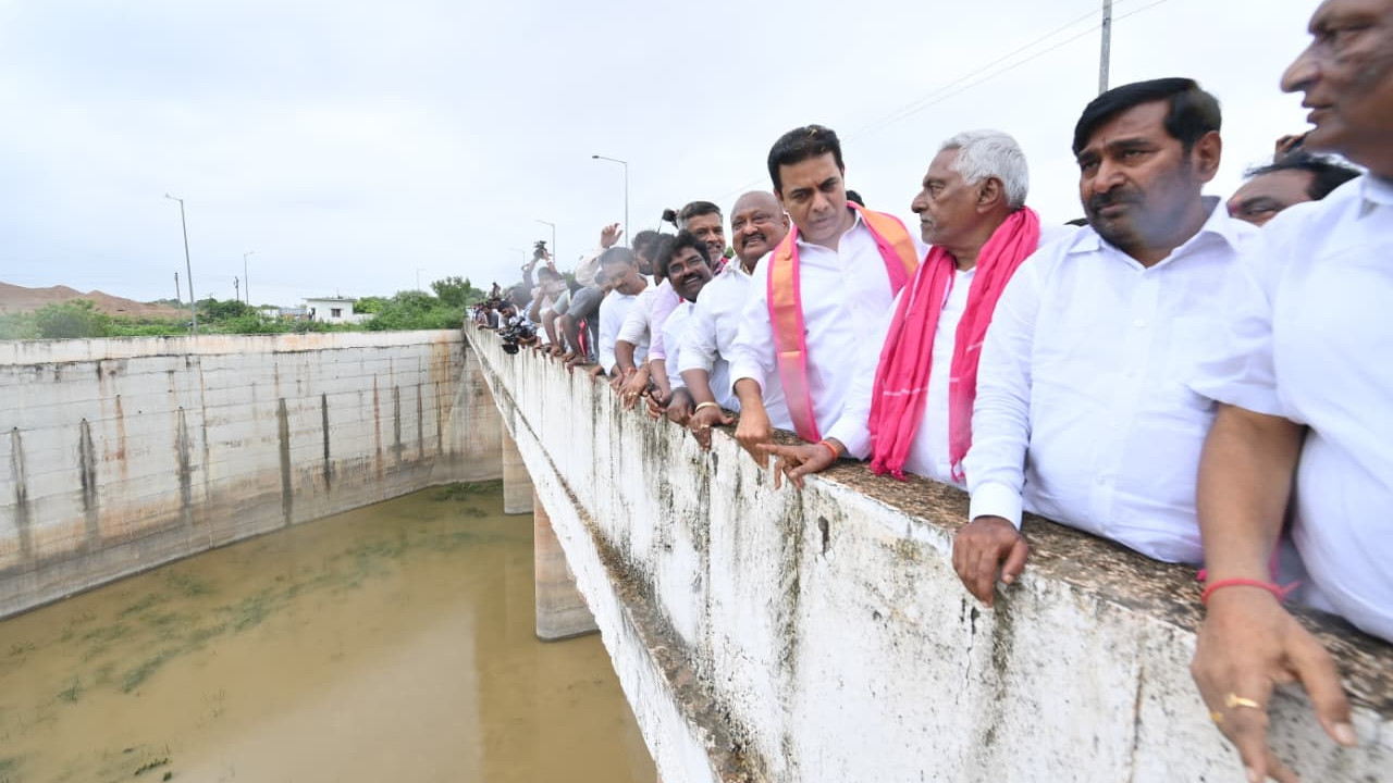 BRS challenges Congress to operate Kannepalli pumps or hand project to KCR