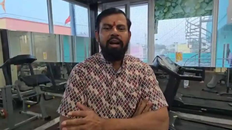 Video of Raja Singh questions Telangana govt over Trump Road