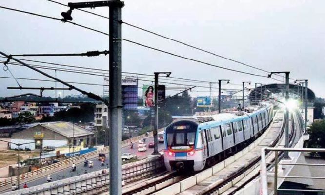 hyderabadmetroservicesdisruptedfor20minutesduetotechnicalsnag