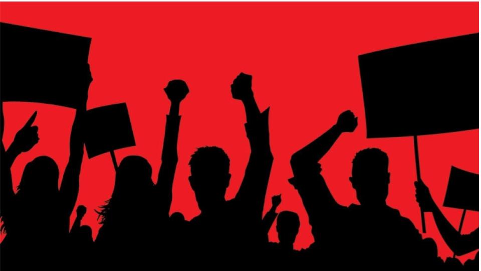 Dalit activists protest demolition of Ambedkar statue platform in Siddipet