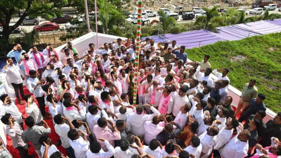 BRS celebrates Telangana State Formation Day in Hyderabad