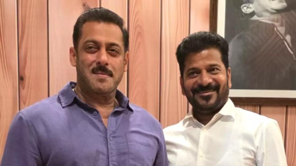 Salman Khan Meets CM Revanth Reddy, Pledges Support to Promote TG