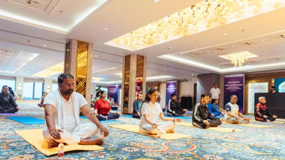 Telangana Delegation Attends Khelo India Chintan Shivir in Srinagar