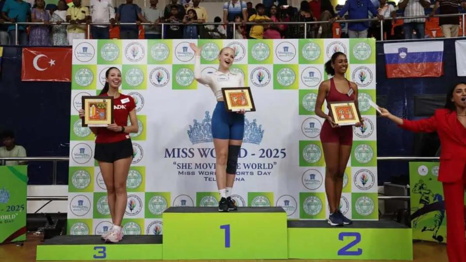 Fun and frolic mark sports day meant for Miss World contestants
