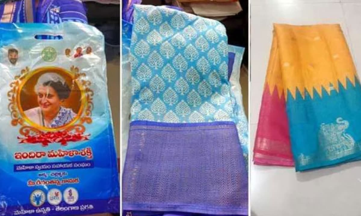 Congress to distribute ‘Indiramma’ sarees from tomorrow