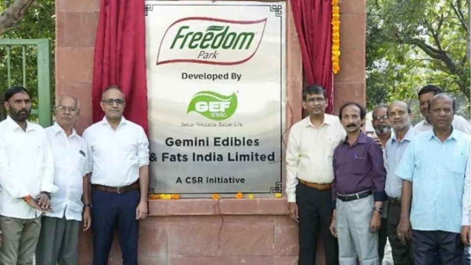 geminiediblefatsindialimitedopens‘freedompark’inkukatpally