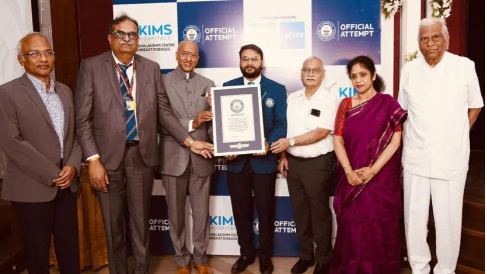 Dr Raghu secures Guinness World Record 