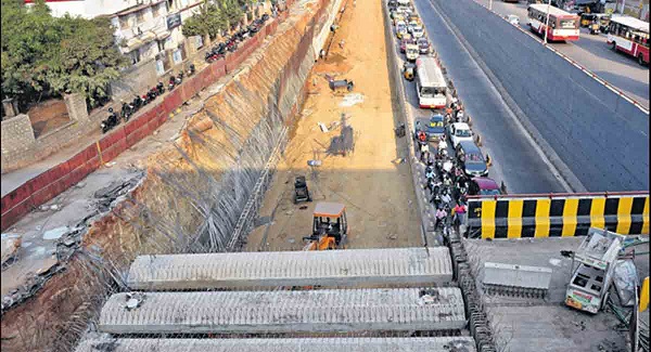 lbnagarunderpassisnowgettingreadytofacilitateasmoothflowoftrafficbyfebruaryend