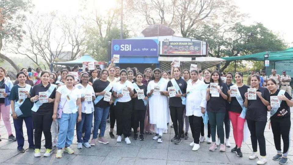 Bindass Women Run 2026 held at Jalavihar Water Park