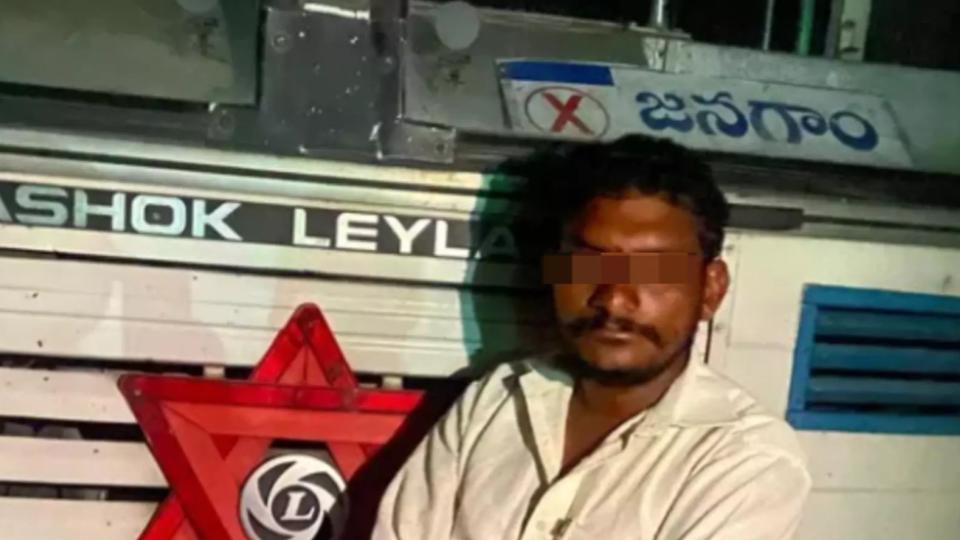 Man Steals Parked RTC Bus to Travel to Tirupati, Arrested