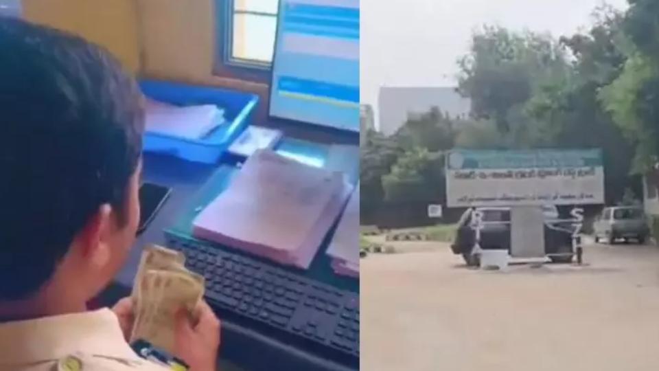 Officials Order Inquiry Into Constable Counting Cash 