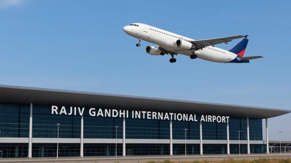 RGI Airport Seized 4.3 kg of suspected hydroponic weed