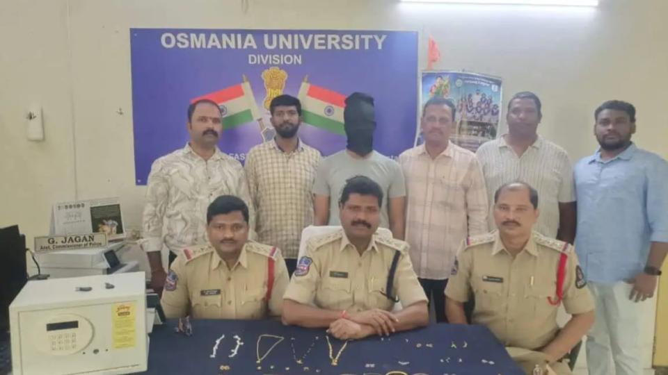 Man held for burglary in Hyderabad, 14.5 tola gold recovered