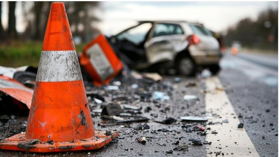 Two trucks collided in Gachibowli, several injured