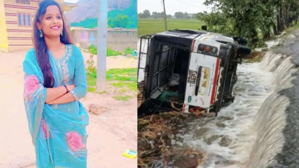 Jangaon Couple washed away in flood waters, girl missing