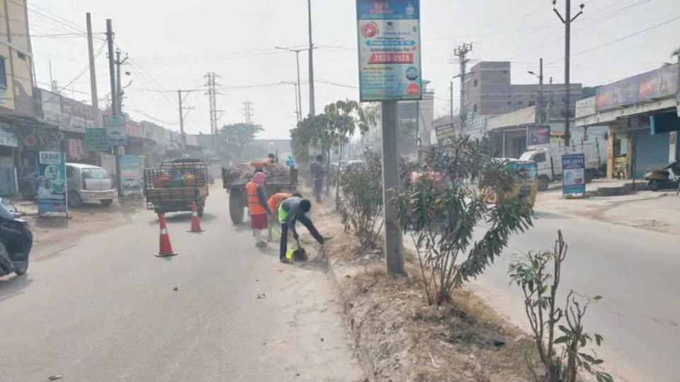 GHMC begins development works at Errakunta on NH 765