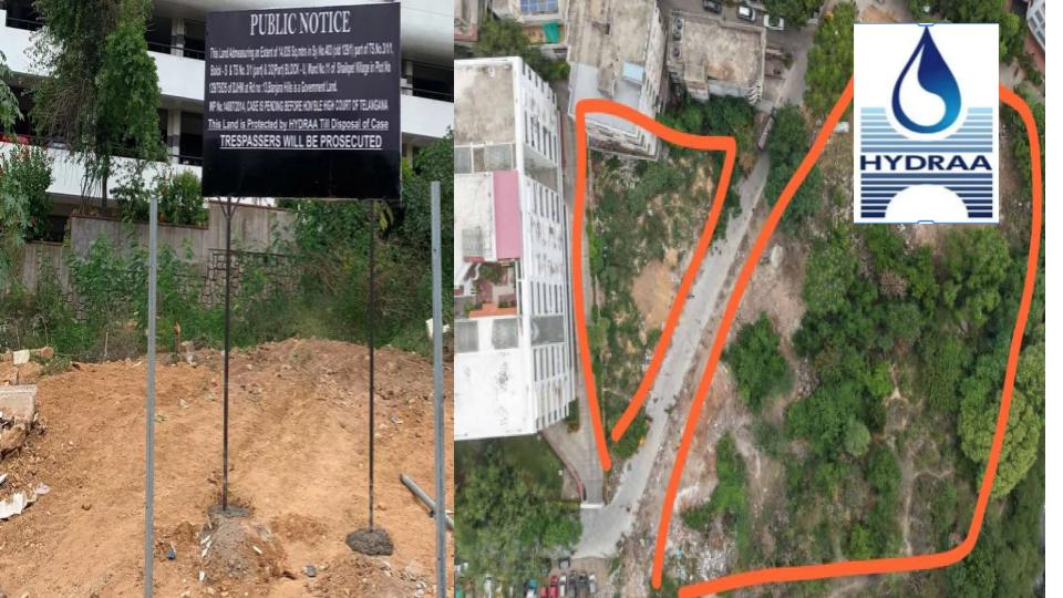 HYDRAA recovers land worth Rs 600 cr in Banjara Hills Rd 13