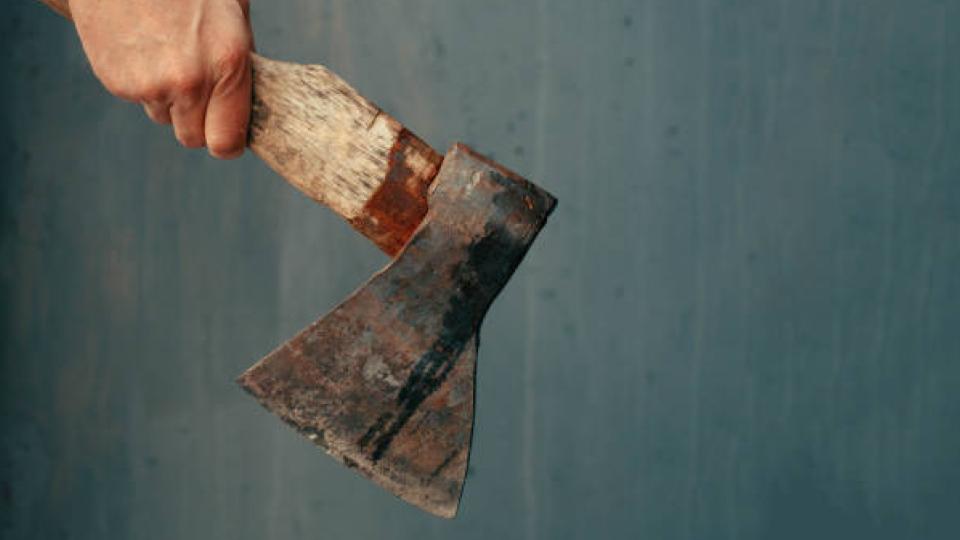 Man hacked his wife to death with an axe in Khammam