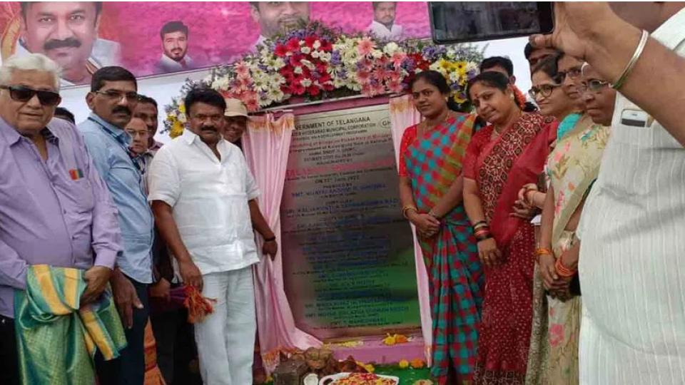 talasaniinauguratesnewlyconstructedbridgeatkalasigudatelangana