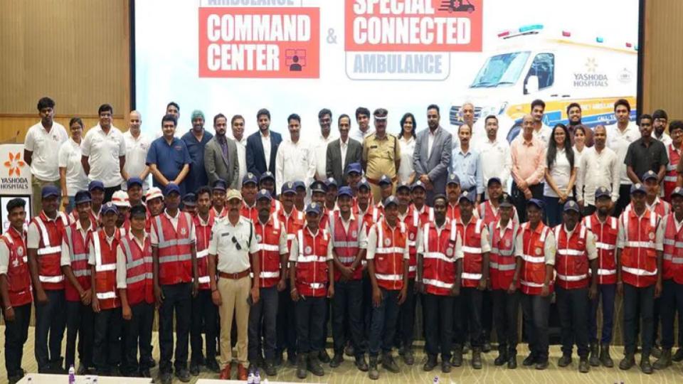 yashodahospitalslaunchesaienabledambulancecommandcentre