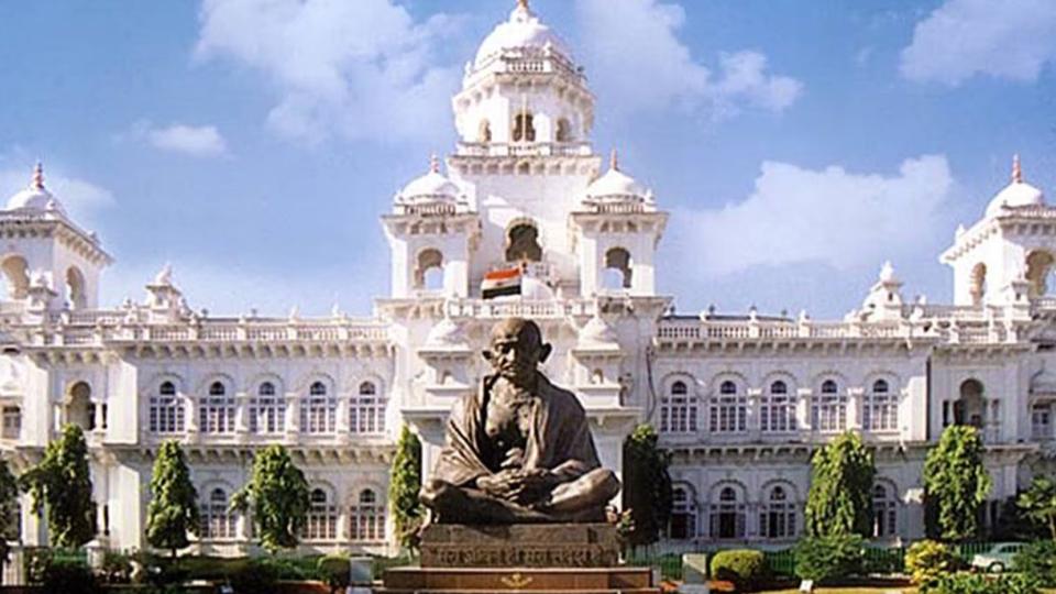 BRS stages walk out from Assembly against corruption in Musi Project