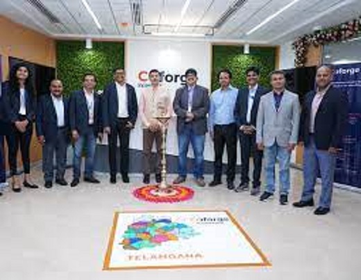 Coforge a digital services and solutions provider opened its new office in Hyderabad 