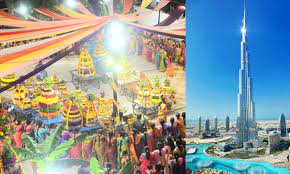 floralfestivalbathukammatobescreenedonburjkhalifatoday