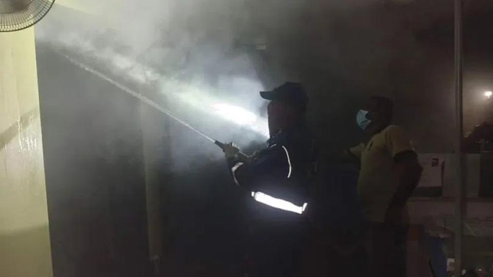 Fire breaks out in Canara Bank locker room in Jangaon