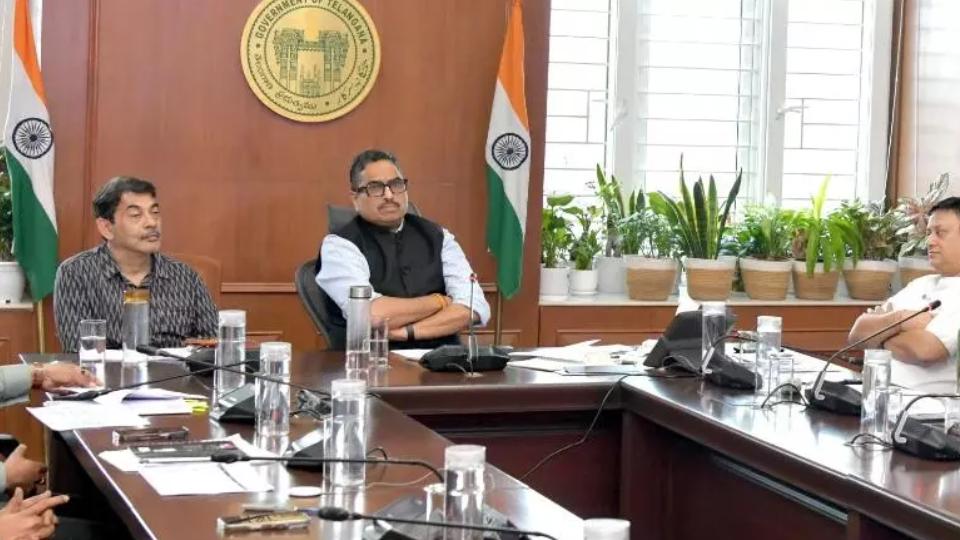 Sanjay Jaju Reviews Progress of Young India Integrated Schools