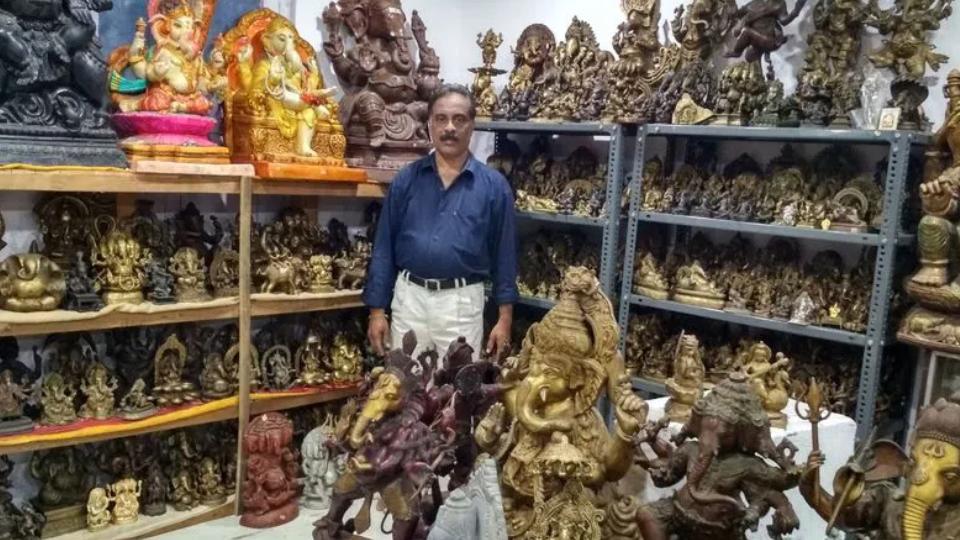 Man builds world record Ganesh sanctuary in Hyderabad 