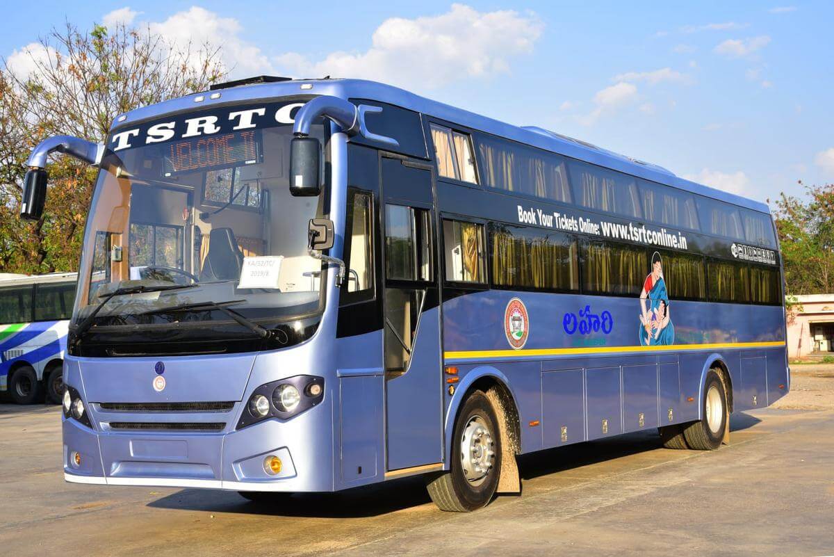 tgsrtctooperate33electricbusesbetweenkarimnagarhyderabad