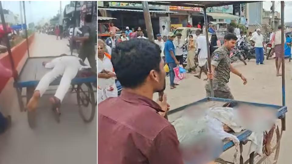 Telangana Police Carry Body On Pushcart For Post-Mortem After Road Accident