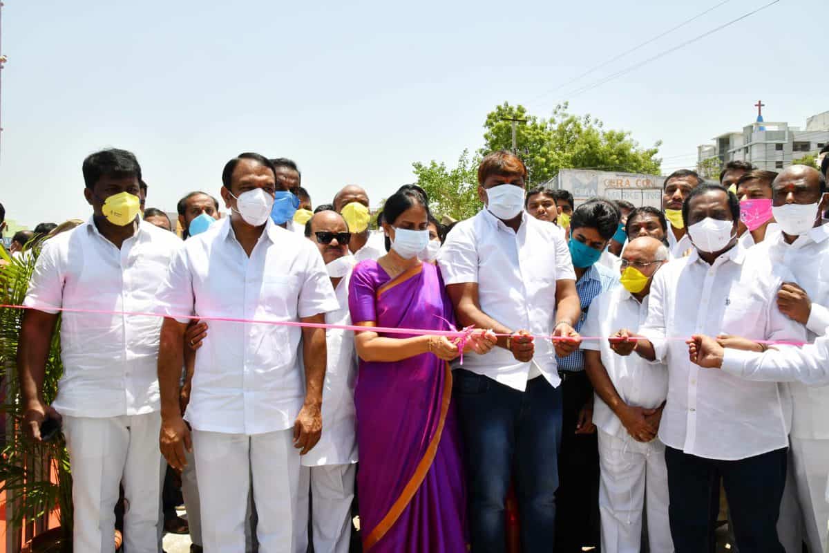 psabitharedddyinaugurateslbnagarunderpass